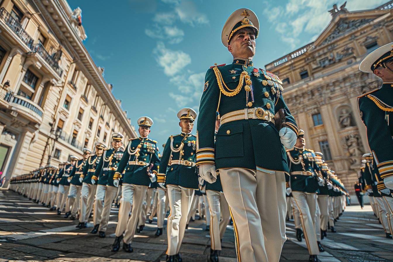 Le défilé militaire : protocole et organisation